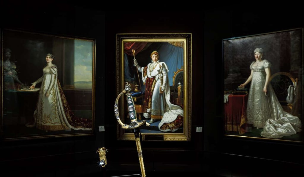The Consular Sword – also known as Napoleon I Coronation Sword – on display at Chaumet’s exhibition in the Forbidden City