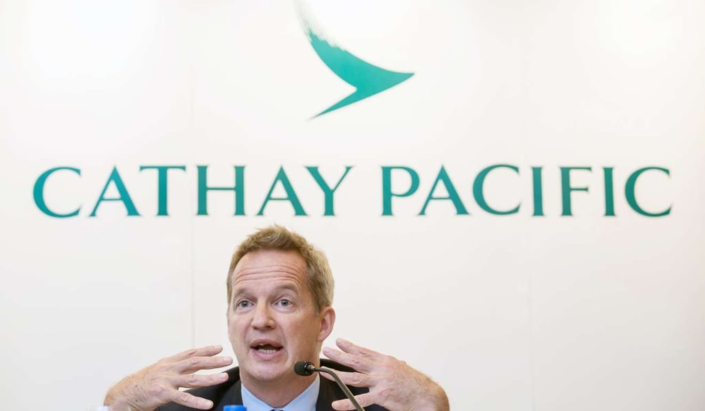 Rupert Hogg, Cathay’s chief operating officer, is taking over as chief executive. Photo: Bloomberg