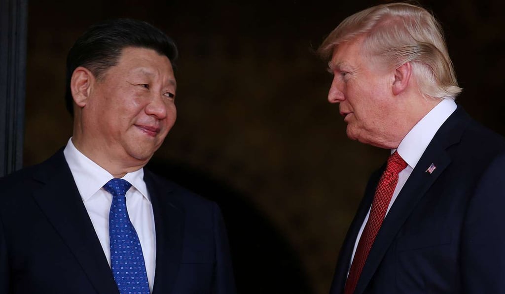 US President Donald Trump and visiting President Xi Jinping had their first face-to-face summit at the Mar-a-Lago estate in Palm Beach, Florida. Photo: Reuters