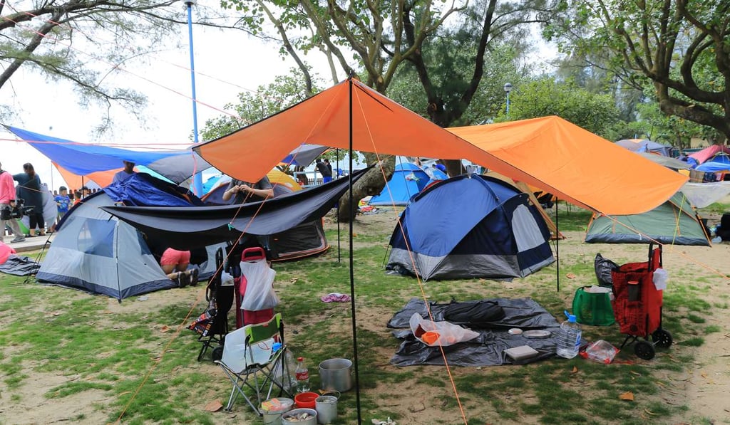 The scene of the blast at Pui O Campsite. Photo: Handout