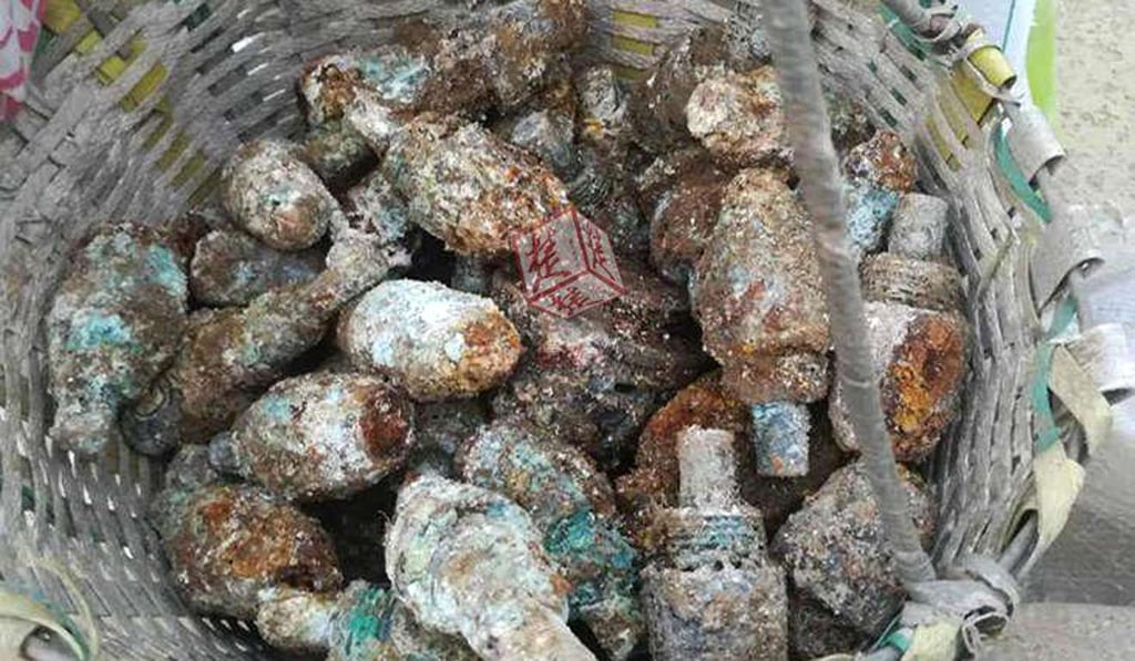 The family believed they had unearthed valuable ancient artefacts. Photo: Handout