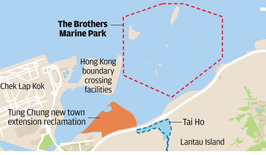 Map showing the area’s development. Source: SCMP