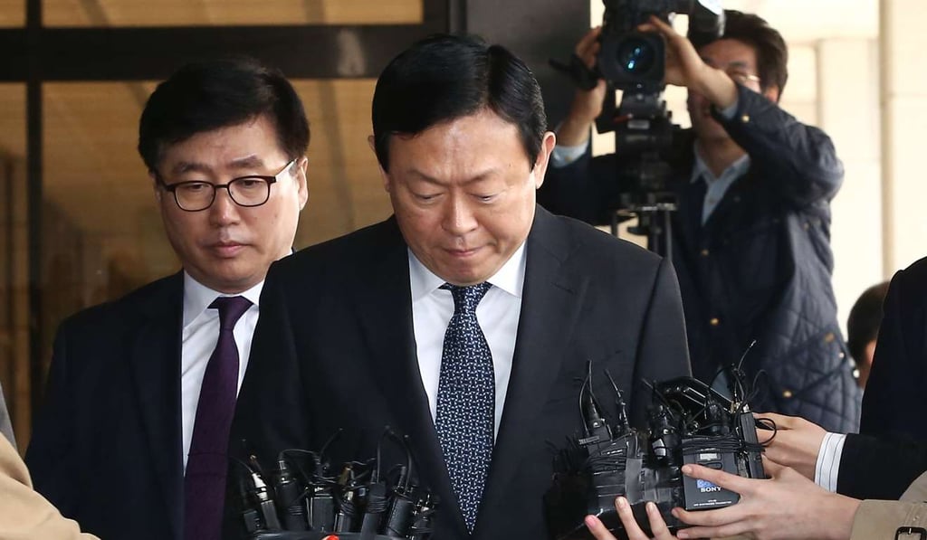 Lotte Group Chairman Shin Dong-bin. Photo: EPA