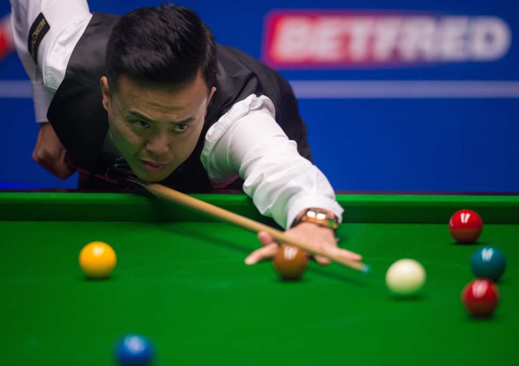 Fu was trailing 7-2 after the first day of play on Monday. Photo: Xinhua Fu was trailing 7-2 after the first day of play on Monday. Photo: Xinhua