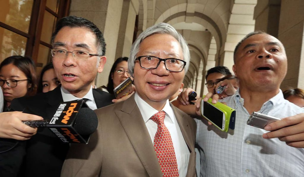 Thomas Kwok out on bail in July 2016. Photo: Felix Wong