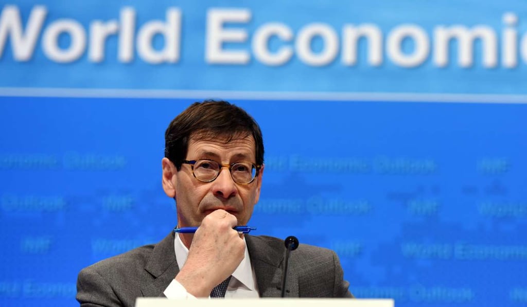 Maurice Obstfeld, chief economist at the International Monetary Fund (IMF), said in a briefing momentum in the global economy has been building since 2016. Photo: Xinhua