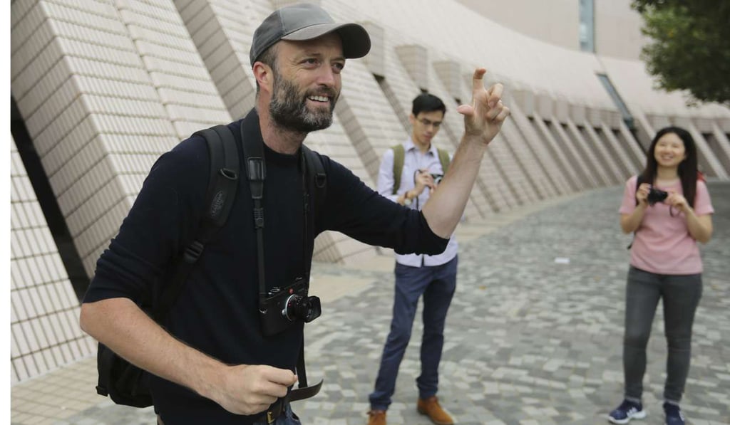 Magnum Photos nominee Matt Stuart in Tsim Sha Tsui. Photo: Xiaomei Chen