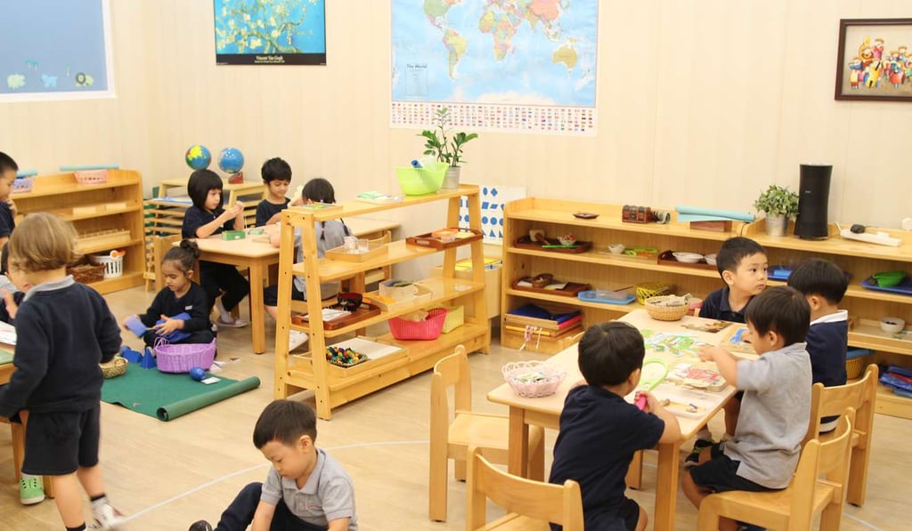 In Montessori schools to an extent, the child can do whatever he wants — you have to give them more freedom, Mak said. Photo: Island Children's Montessori School Hong Kong