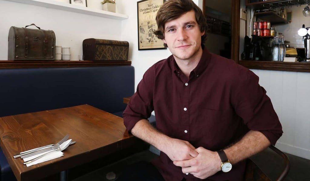 Ed Rolston at Three Blind Mice, the Wan Chai bar he runs with long-time Hong Kong teammate Matt Lamming. Photo: Jonathan Wong