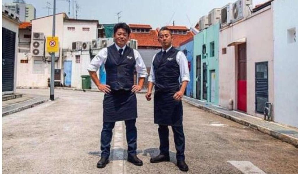Takafumi Horie and Hisato Hamada of Wagyumafia restaurant