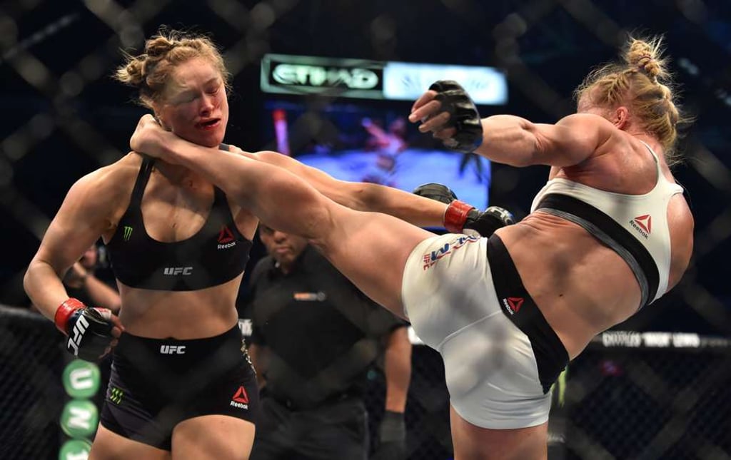 Rousey has been on a losing streak since her defeat against Holly Holm in 2015. Photo: AFP Rousey has been on a losing streak since her defeat against Holly Holm in 2015. Photo: AFP