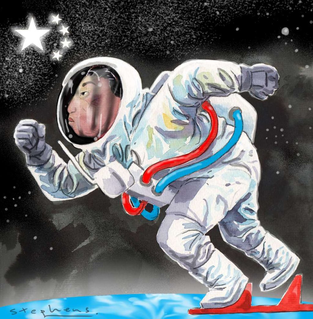 China is committed to a long-term presence in space. Illustration: Craig Stephens