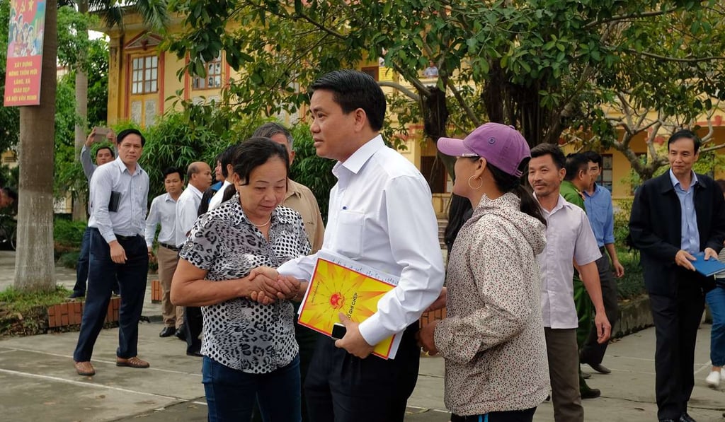 Hanoi People's Committee Chairman Nguyen Duc Chung. Photo: EPA