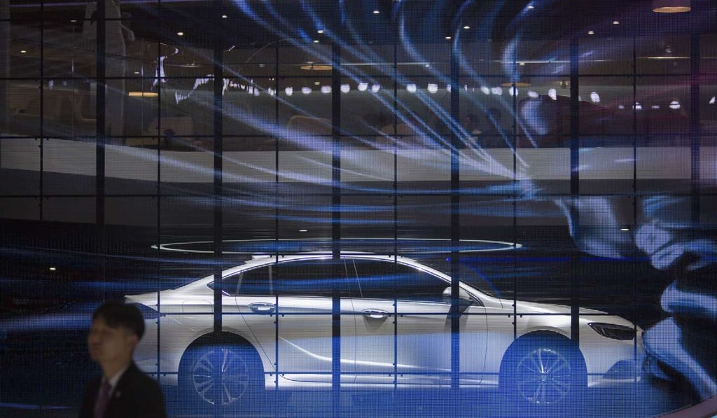 A General Motors Co. Buick Regal sedan stands on display at the Auto Shanghai 2017. Photo: Bloomberg