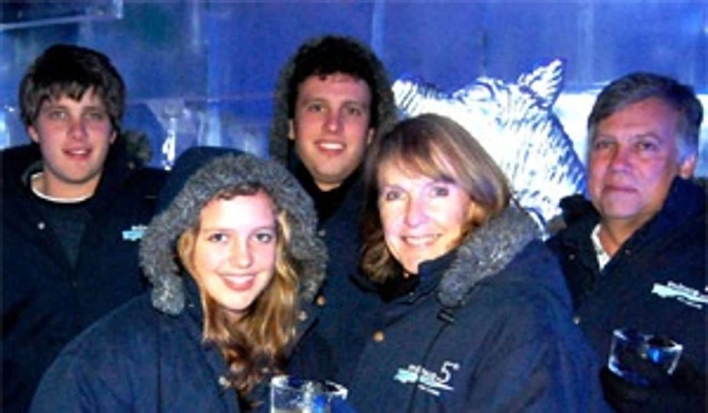 Martin van Breda, 54, his wife Teresa, 55, and son Rudi, 22, Marli, aged 16, and Henri, 20. Photo: Facebook