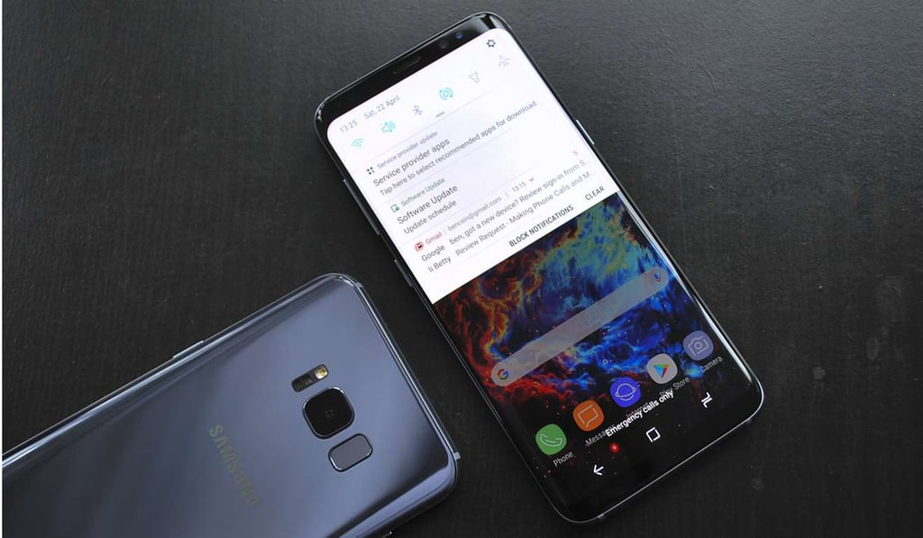 The latest Samsung Galaxy handsets.