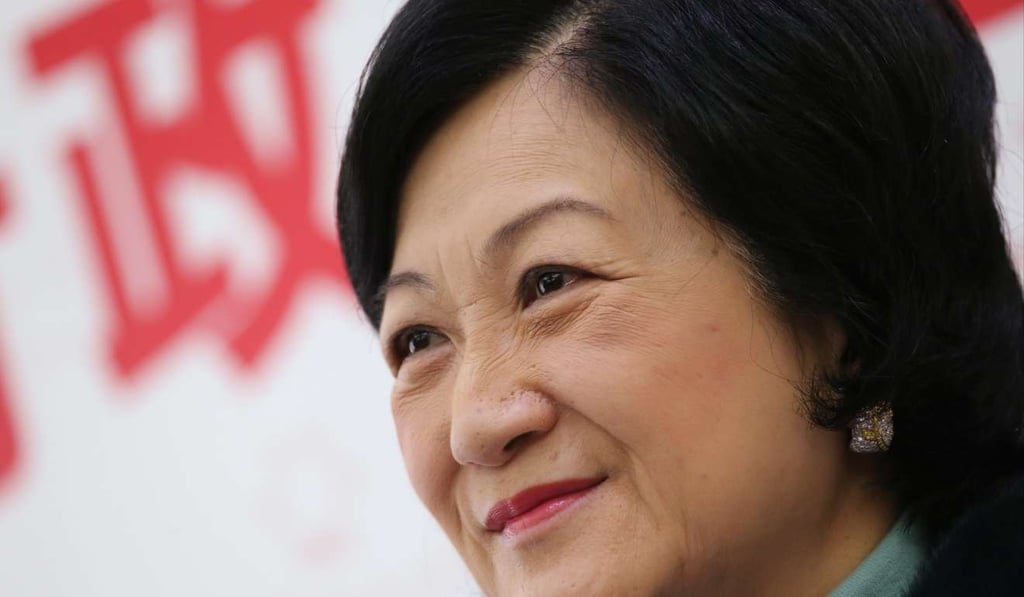Chief Executive hopeful Regina Ip Lau Suk-yee was believed to have secured only 20 nominations for the city’s top job. Photo: K. Y. Cheng