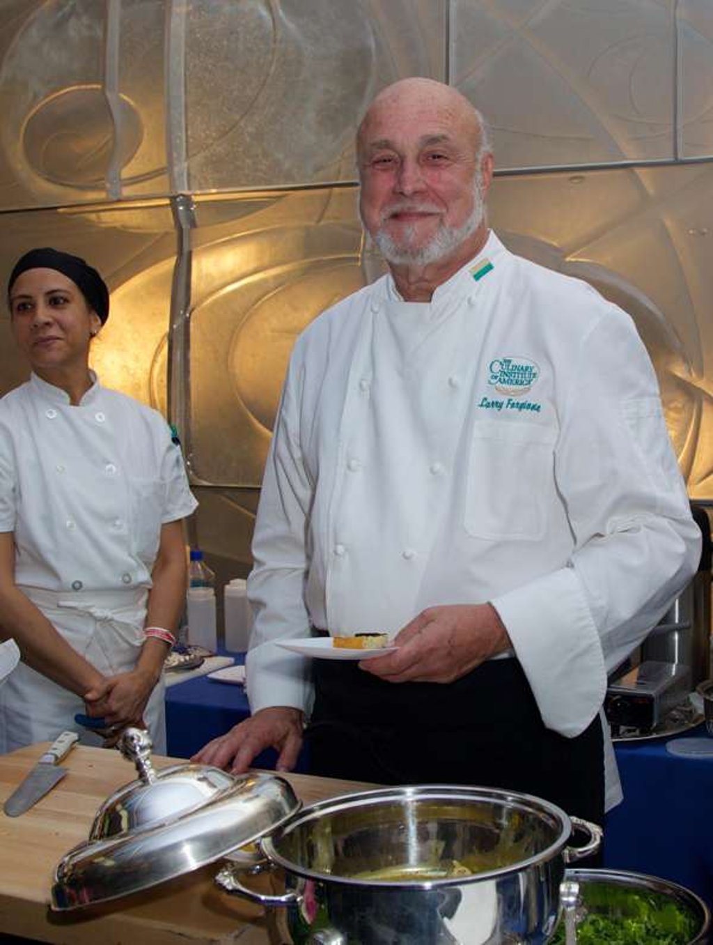 Larry Forgione . Larry Forgione .