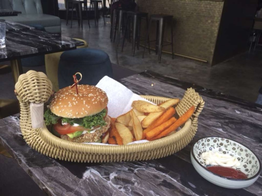 Crab cake burger. Photo: Julia Hollingsworth