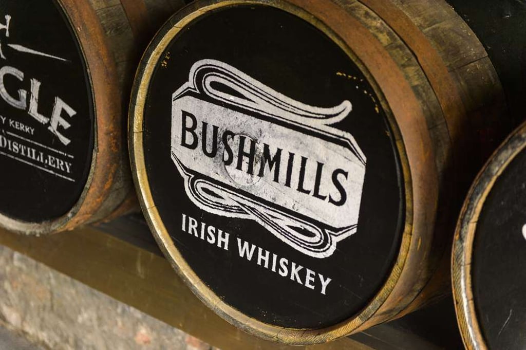 Barrels of Bushmills.