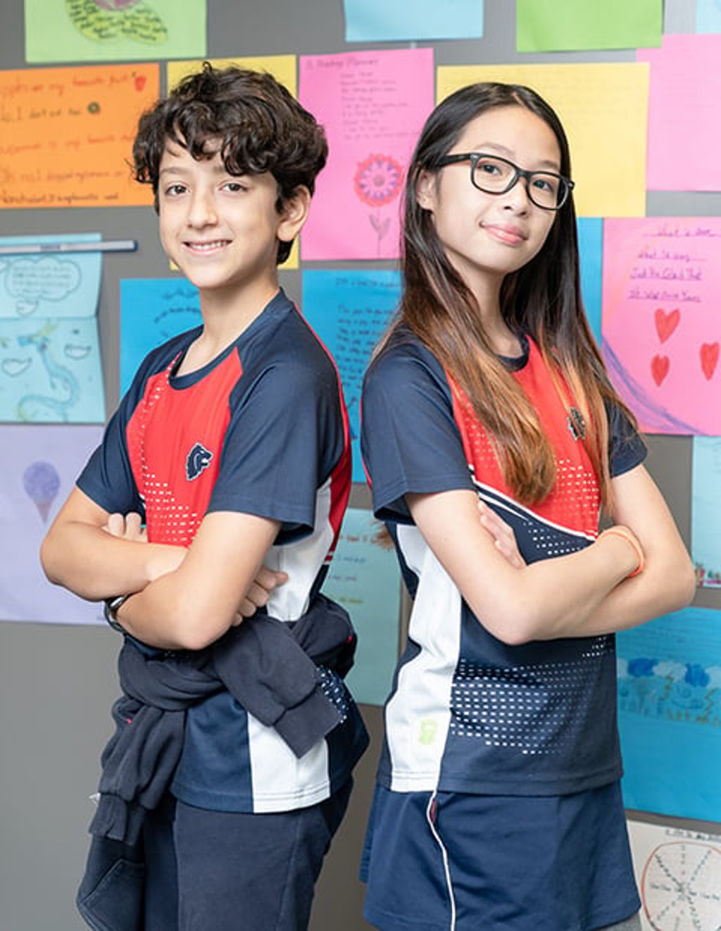 Stamford Middle School Students, Samuel and Tanya