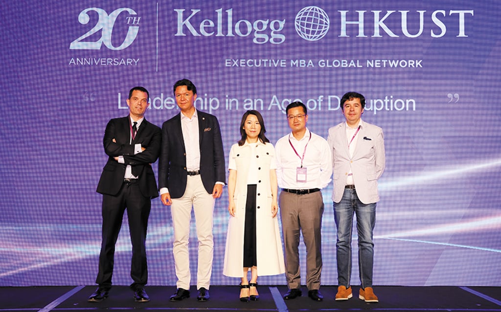 (From left) Mike Gault, Hakan Bulgurlu, Angela Dong, Mei Ming and Victor Herrero