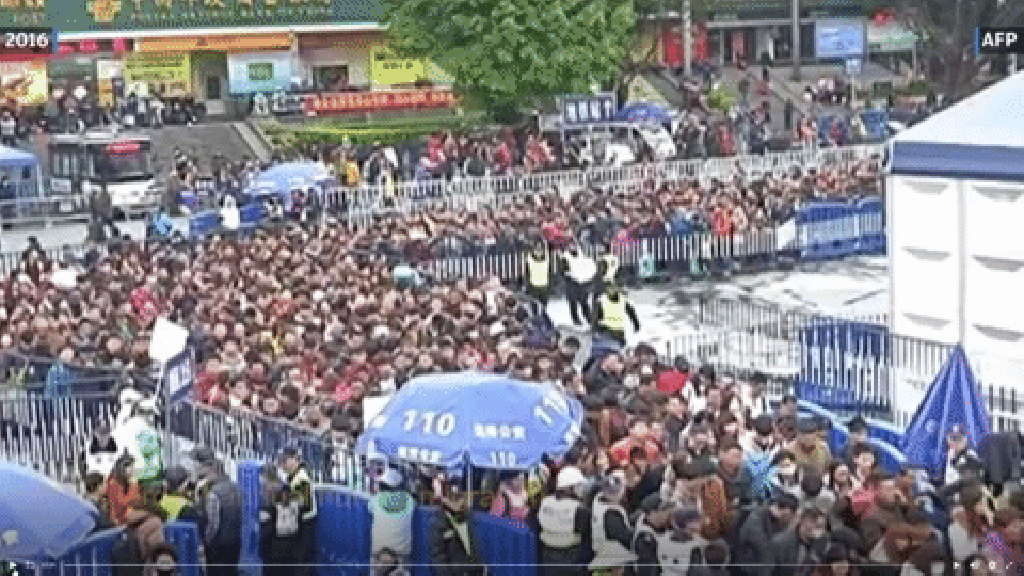 Can’t wait for the holidays! (Picture: CCTV)