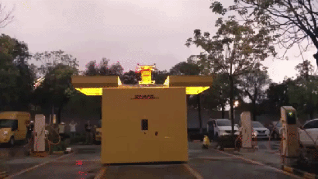 Dramatic lift-off. (Picture: DHL) Dramatic lift-off. (Picture: DHL)