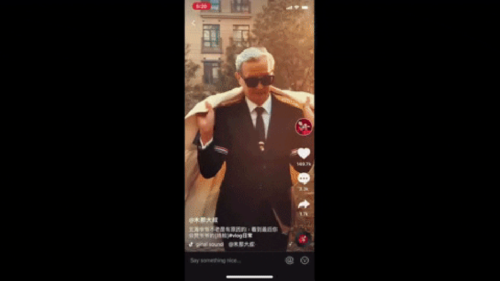 Videos of Beihai Yeye, or Grandpa Beihai, regularly draw tens of thousands of likes on Douyin.