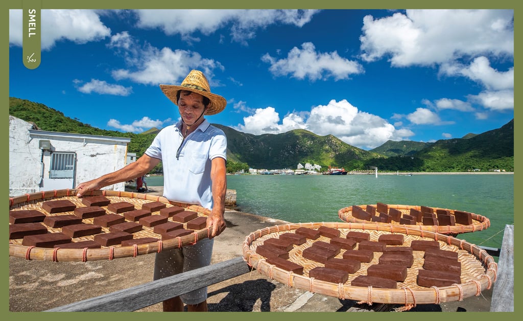 Cheng Kai-keung makes the most of the sun and sea air.