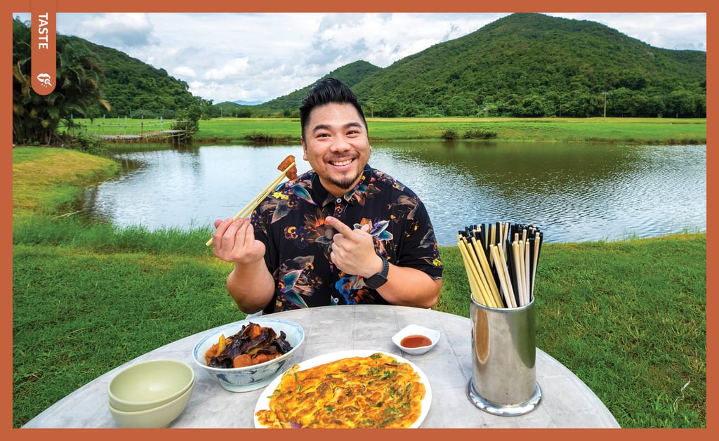 Countryside hikes mean spot-on flavours for chef Christian Yang.