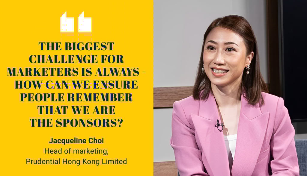 Jacqueline Choi, head of marketing, Prudential Hong Kong Limited.