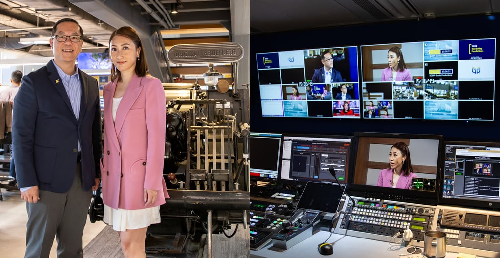 Kevin Huang, chief operating officer, SCMP and Jacqueline Choi, head of marketing, Prudential Hong Kong Limited.