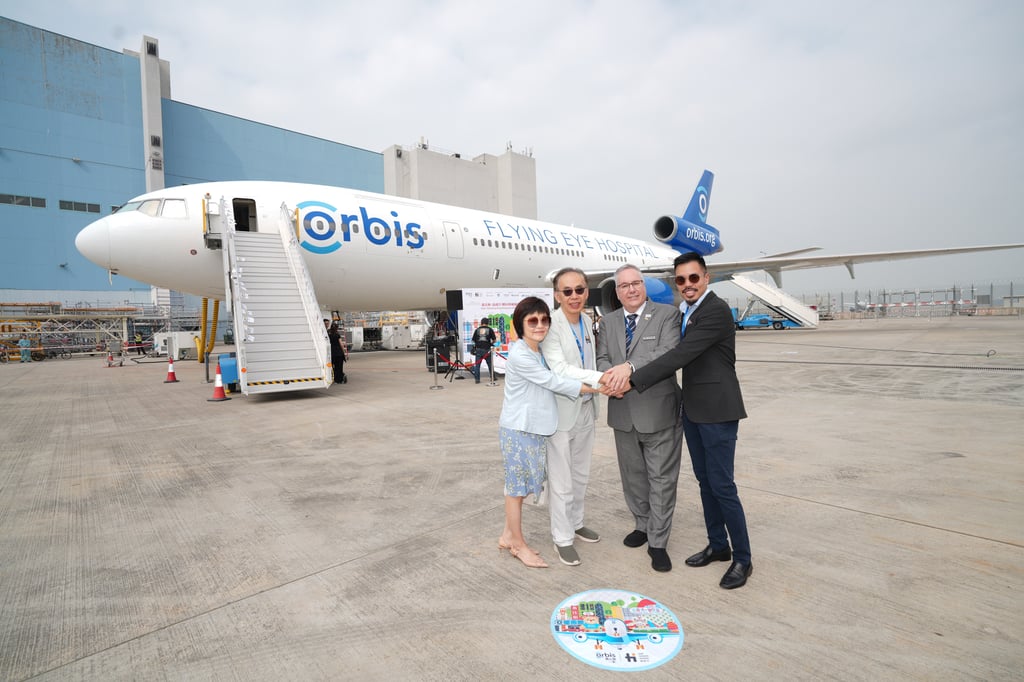 The “Orbis ‧ Hip Shing Hong Flying Eye Hospital See Love Tour 2024” marks the inaugural event in the year-long collaboration between Orbis and HSH, focusing on promoting eye health awareness.