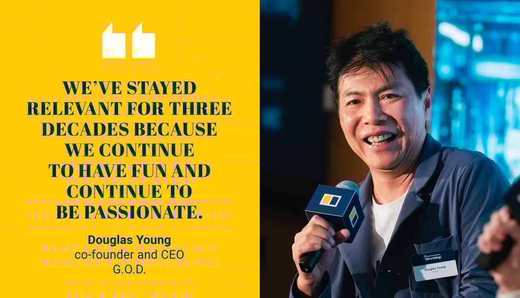 Douglas Young, co-founder and CEO, G.O.D. Douglas Young, co-founder and CEO, G.O.D.