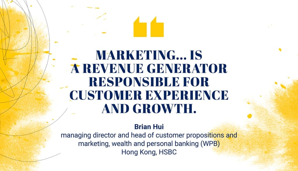 Brian Hui, managing director and head of customer propositions and marketing for wealth and personal banking  (WPB) Hong Kong, HSBC