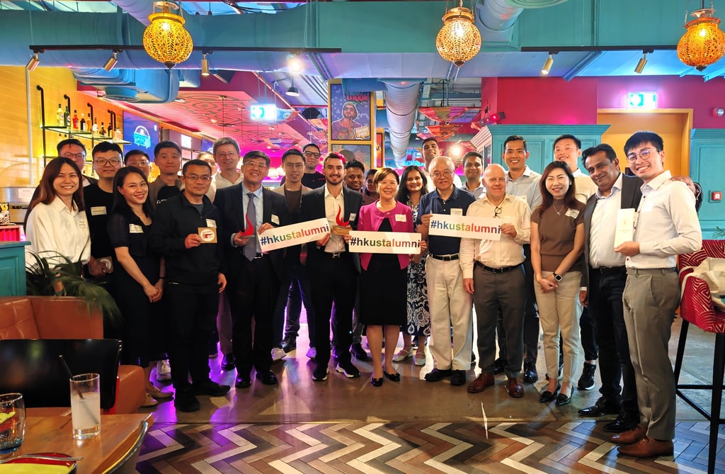 HKUST’s global alumni community has surpassed the milestone of 100,000 members this year. The picture shows an alumni gathering in the UAE. HKUST’s global alumni community has surpassed the milestone of 100,000 members this year. The picture shows an alumni gathering in the UAE.