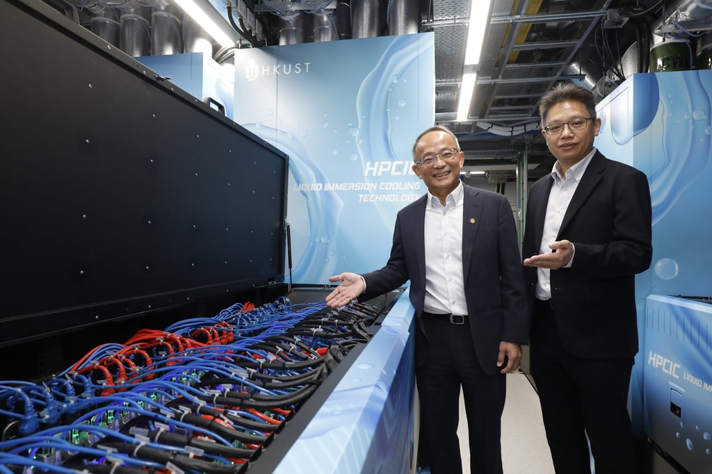 HKUST introduces Hong Kong’s largest liquid immersion cooling technology for sustainable AI & Scientific Research.