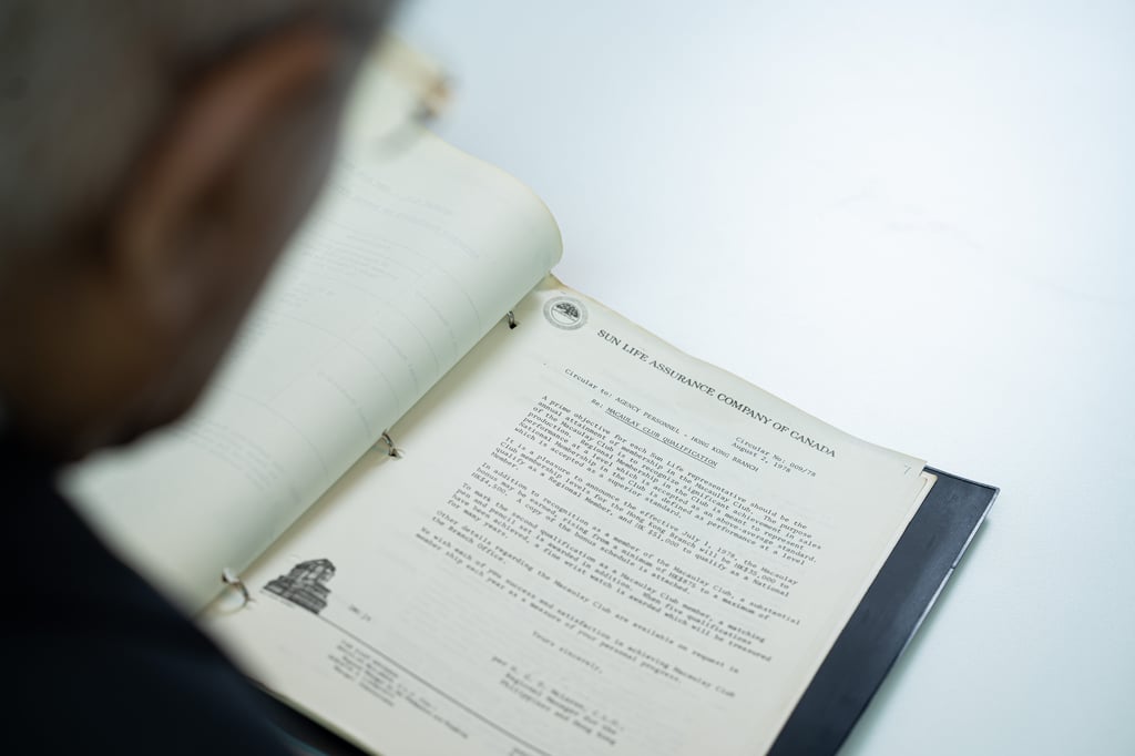 Balani’s employment contract issued by Sun Life in 1978.