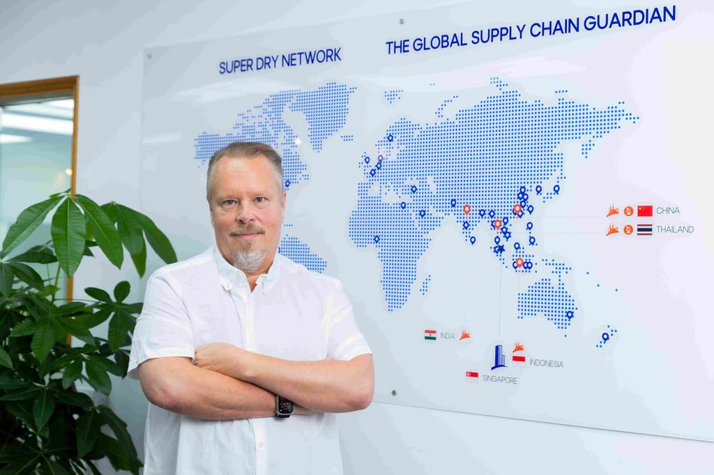 Co-founder of Super Dry International Pte Ltd, John Lundin.