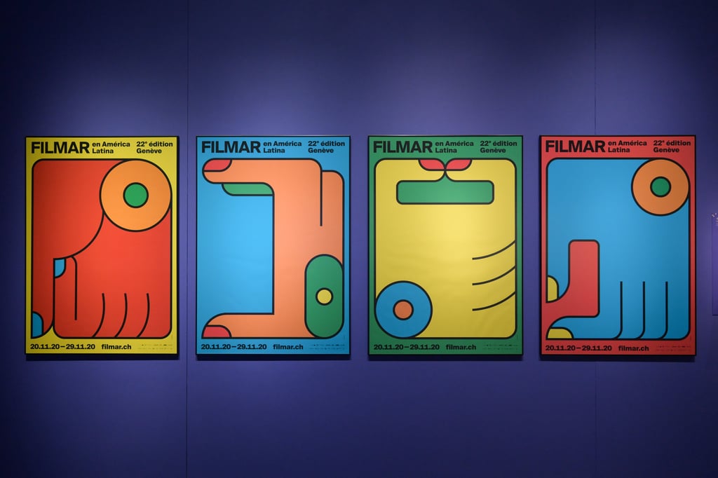 A set of four posters for the “Festival Filmar 2020”, by WePlayDesign in Switzerland, the Gold Award winner in the “Promotion of Cultural Programmes” category.