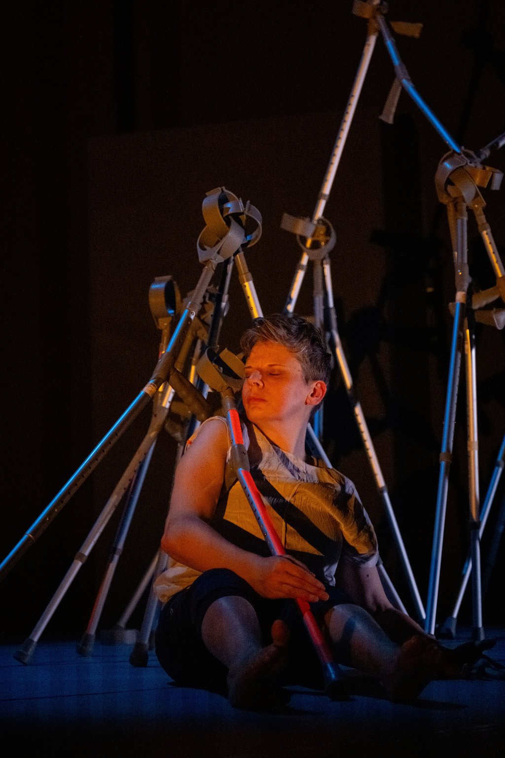 The piece has received positive reviews in Britain. (All photos by Sven Hagolani)