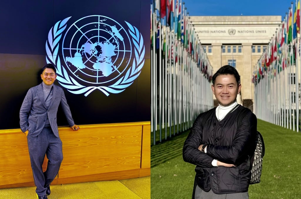 At UN’s Palace des Nations in Geneva for the 17th Forum on Minority Issues