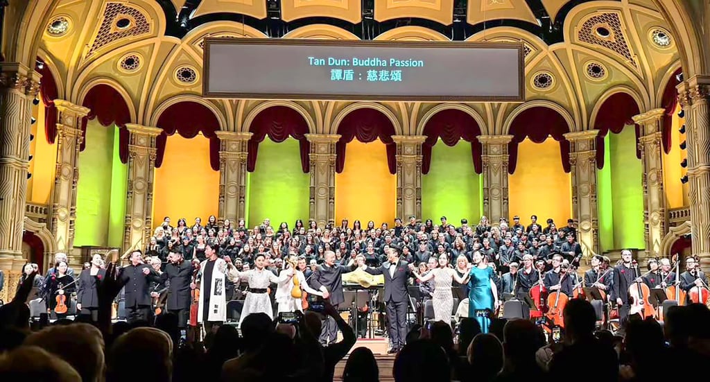 “Buddha Passion” at Orpheum Theatre in Vancouver, Canada. “Buddha Passion” at Orpheum Theatre in Vancouver, Canada.