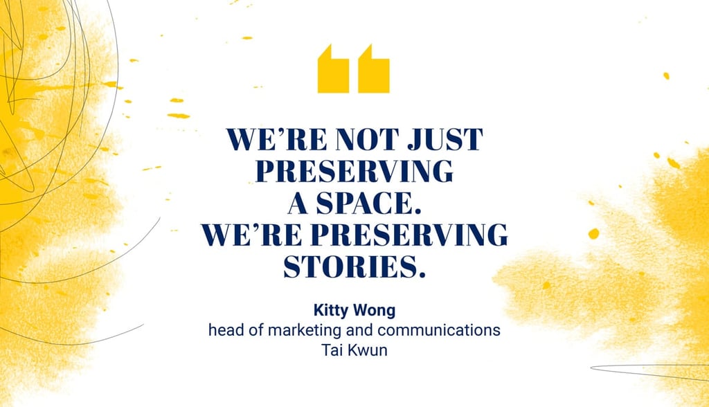 Kitty Wong, head of marketing and communications, Tai Kwun