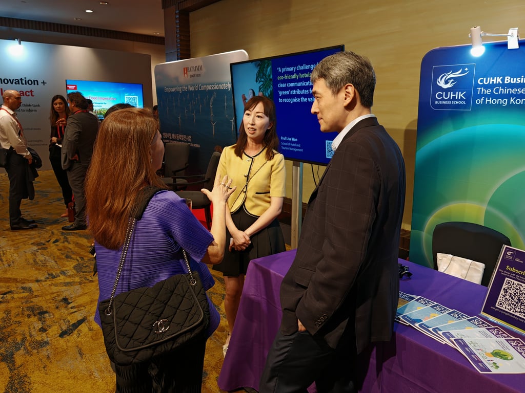 At Economist Impact’s Sustainability Week Asia 2025, Professor Lisa Wan engages with regional business leaders and journalists, exchanging insights on the future of sustainable and responsible tourism