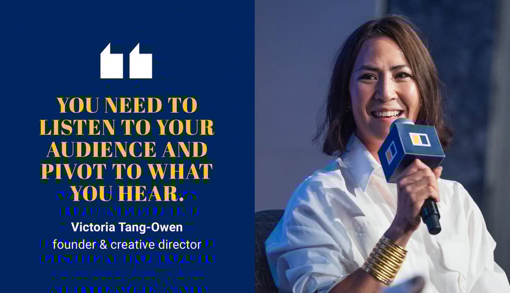 Victoria Tang-Owen, founder & creative director Victoria Tang-Owen, founder & creative director