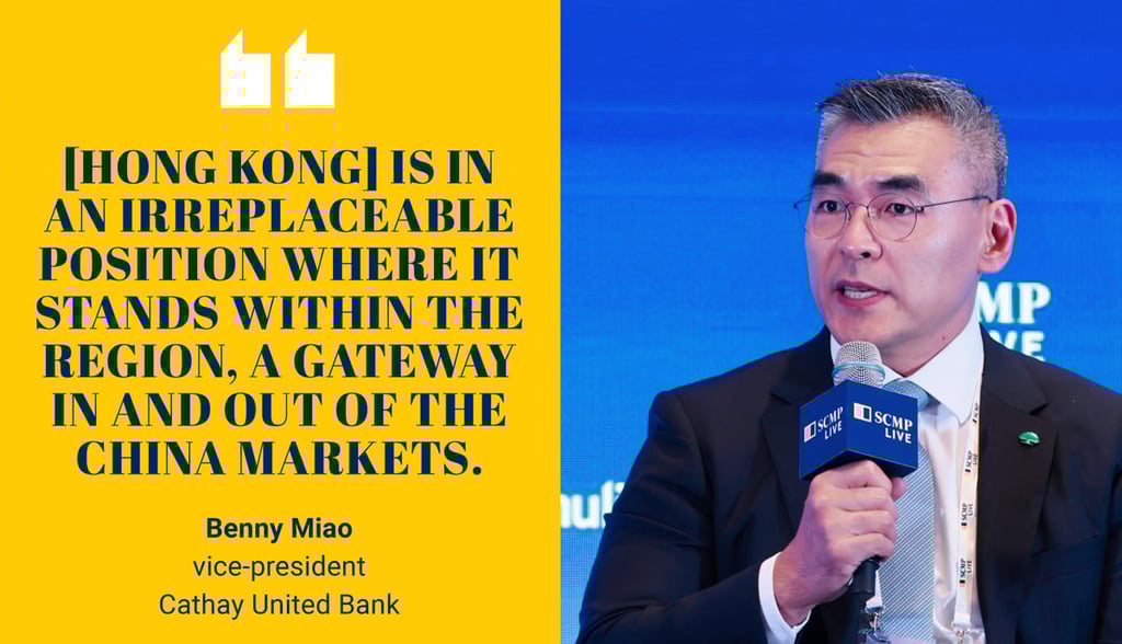 Benny Miao, vice-president, Cathay United Bank