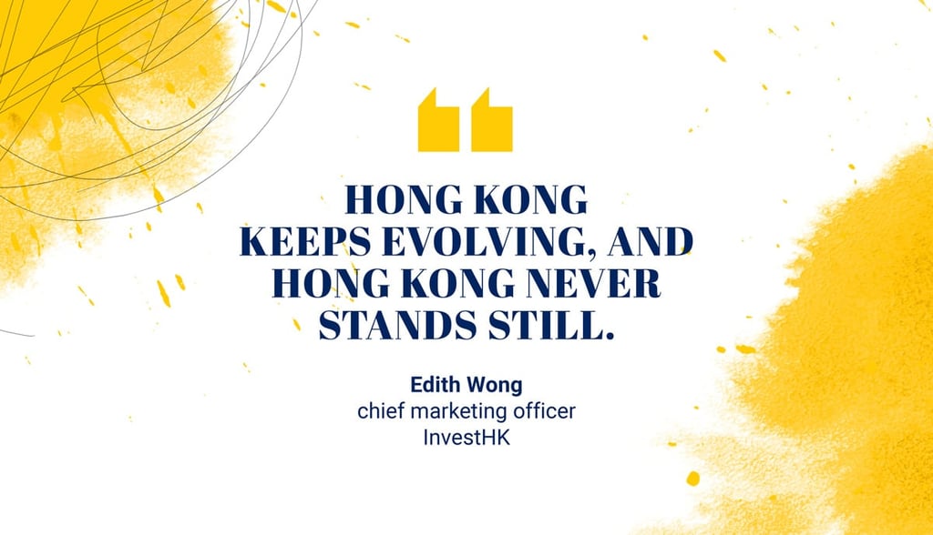 Edith Wong, chief marketing officer, InvestHK