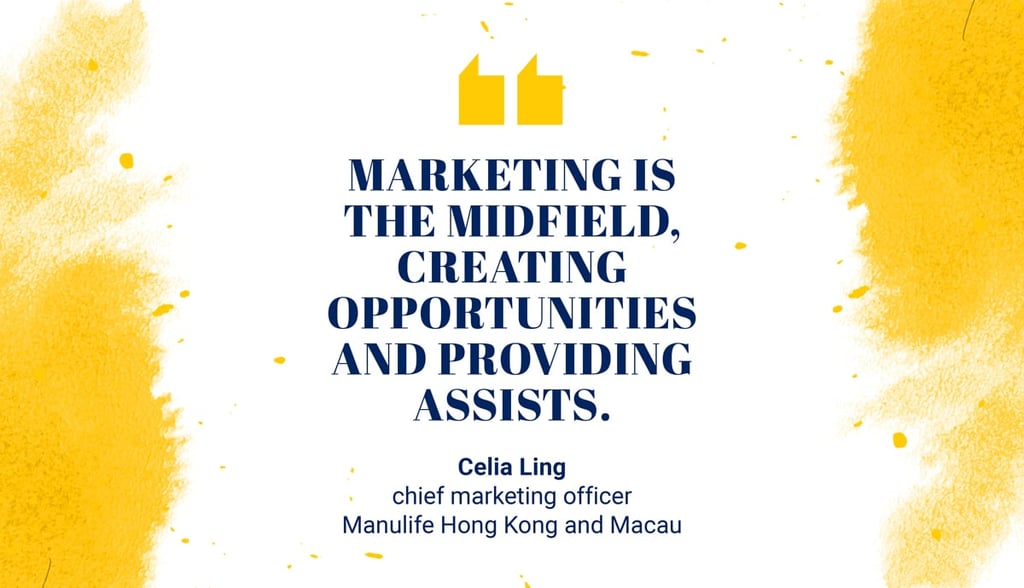 Celia Ling, chief marketing officer, Manulife Hong Kong and Macau